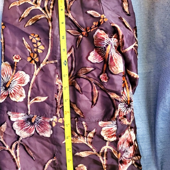 VINTAGE JULIA KEN KIMONO 🌸 Brown Floral Embroidered Jacket • Straight Cropped - Picture 17 of 17